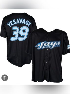 Toronto Blue Jays Black #39 Jersey - Yesavage Giveaway- May 8 2026